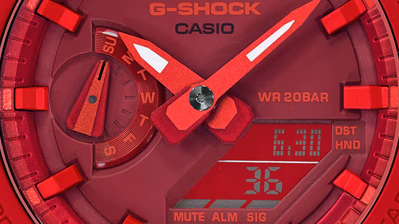 G-SHOCK 2100 Series New Design red